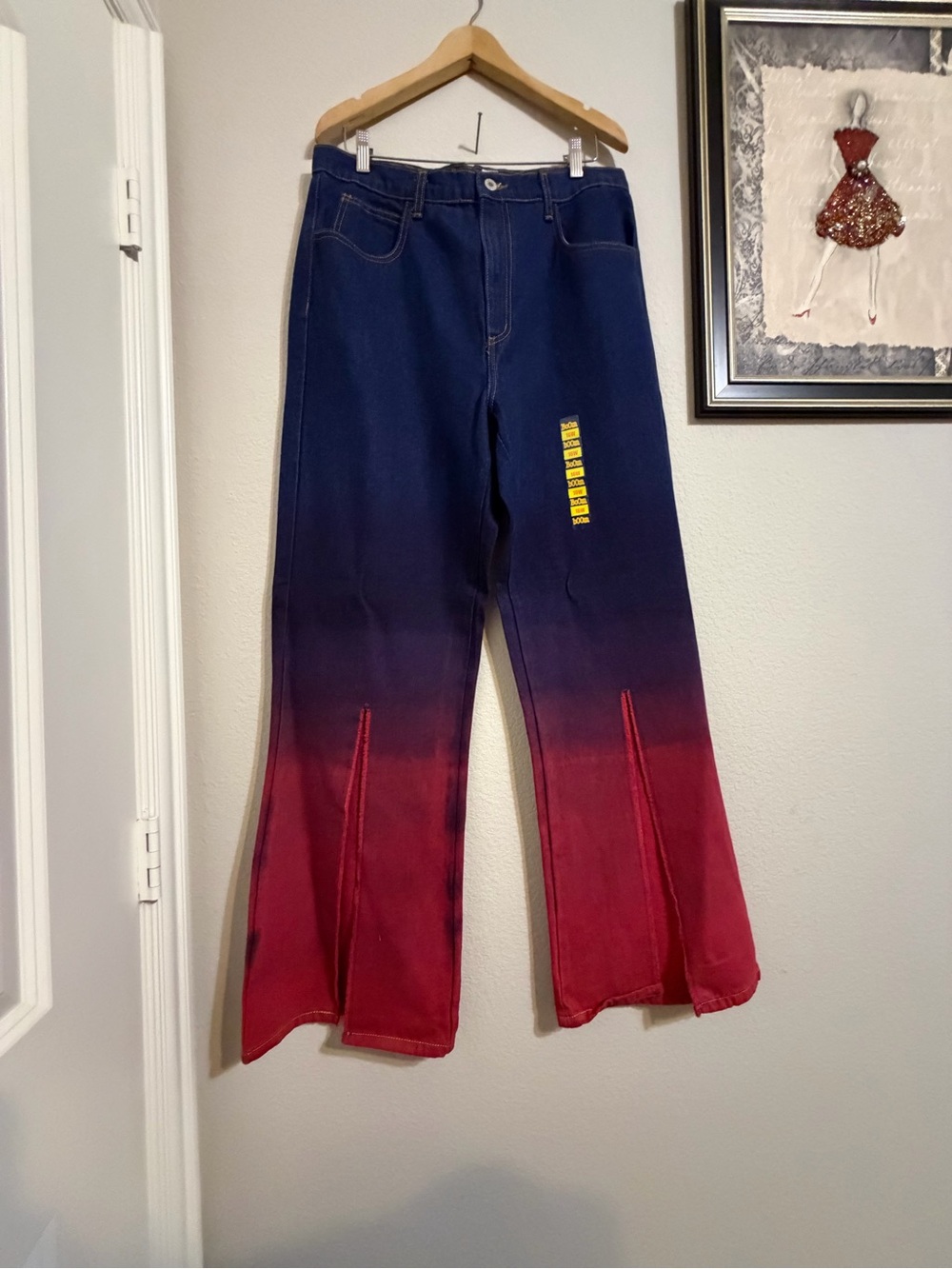 Vintage Boom Boom Onbre Flare Jeans Sz 16